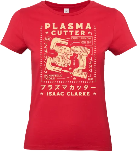Plasma Cutter Aesthetic - survival horror, game, gaming, gamer, video game, isaac clarke, plasma cutter, necromorph, horror, terror, unitology, the marker, usg ishimura, dd space, ddspace - Standard T-Shirt (Frauen)