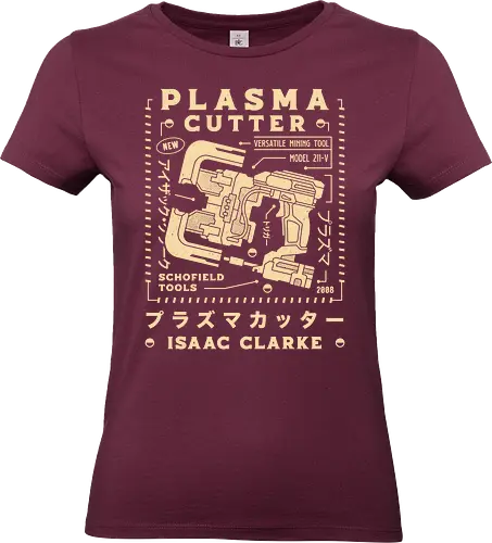 Plasma Cutter Aesthetic - survival horror, game, gaming, gamer, video game, isaac clarke, plasma cutter, necromorph, horror, terror, unitology, the marker, usg ishimura, dd space, ddspace - Standard T-Shirt (Frauen)