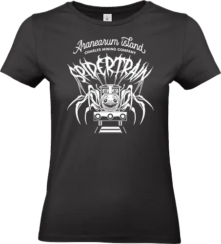 Aranrum Island Train - choo choo charles, train, monster, evil, demon, demonic, spider train, horror, indie game, gaming, gamer, video games, video game, charles mining company, , aranrum island - Standard T-Shirt (Frauen)