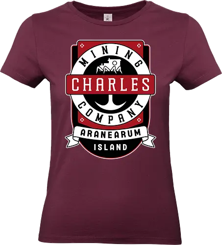 Charles Mining Company Emblem - choo choo charles, train, monster, evil, demon, demonic, spider train, horror, indie game, gaming, gamer, video games, video game, charles mining company, , aranrum island - Standard T-Shirt (Frauen)