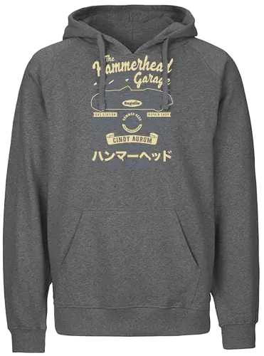 Hammerhd Regalia Garage - Final, cid sophiar, garage, regalia, cindy aurum, gladious, prompto, ffxv, noctis lucis caelum, Kweh, hammerhd, hammer hd, Final xv, Final 15, Final xiv - Fairtrade Hoodie