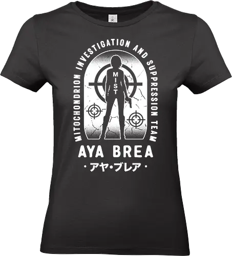 Aya Bear Emblem - parasite, eve, aya bear, pierce carradine, kyle madigan, mitochondria eve, survival horror, video game, gaming, gamer, dryfield, golem 9, motel - Standard T-Shirt (Frauen)
