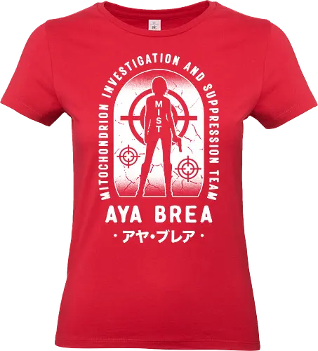Aya Bear Emblem - parasite, eve, aya bear, pierce carradine, kyle madigan, mitochondria eve, survival horror, video game, gaming, gamer, dryfield, golem 9, motel - Standard T-Shirt (Frauen)