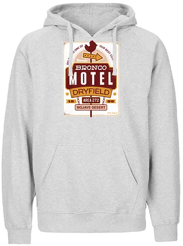 Dryfield Motel Emblem - parasite, eve, dryfield, golem 9, pierce carradine, kyle madigan, mitochondria eve, motel, survival horror, video game, gaming, gamer, aya br - Fairtrade Hoodie
