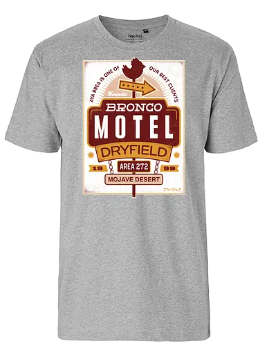 Dryfield Motel Emblem - parasite, eve, dryfield, golem 9, pierce carradine, kyle madigan, mitochondria eve, motel, survival horror, video game, gaming, gamer, aya br - Fairtrade T-Shirt