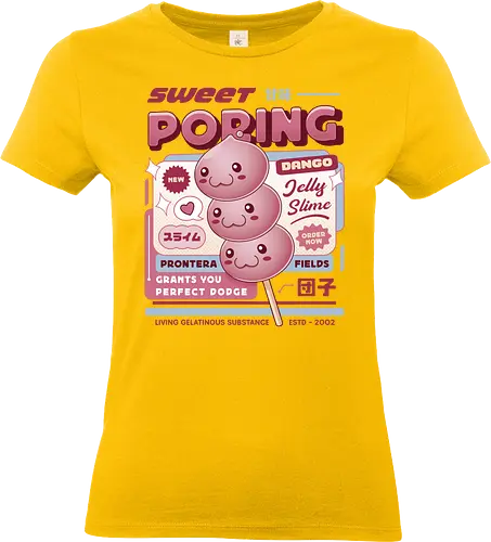 Poring Dango - ragnarok online, slime, mmorpg, jrpg, poring, angeling, deviling, deviruchi, ragnarok mobile, game, gaming, video game, gamer, ragnarok eternal love, ragnarok origin - Standard T-Shirt (Frauen)