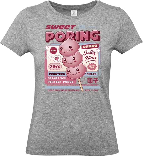 Poring Dango - ragnarok online, slime, mmorpg, jrpg, poring, angeling, deviling, deviruchi, ragnarok mobile, game, gaming, video game, gamer, ragnarok eternal love, ragnarok origin - Standard T-Shirt (Frauen)
