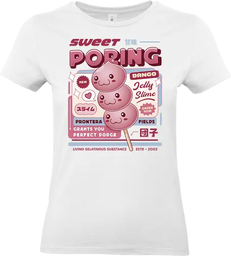 Poring Dango - ragnarok online, slime, mmorpg, jrpg, poring, angeling, deviling, deviruchi, ragnarok mobile, game, gaming, video game, gamer, ragnarok eternal love, ragnarok origin - Standard T-Shirt (Frauen)