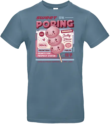 Poring Dango - ragnarok online, slime, mmorpg, jrpg, poring, angeling, deviling, deviruchi, ragnarok mobile, game, gaming, video game, gamer, ragnarok eternal love, ragnarok origin - Standard T-Shirt