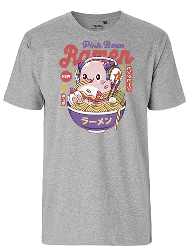 Pink Bean Ramen Kawaii - maplestory, maplestory 2, maple story, slime, yeti, mushroom, kawaii, anime, chibi, nostalgia, video game, gaming, gamer, zakum helm, pink bn - Fairtrade T-Shirt