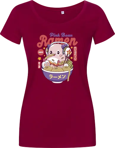 Pink Bean Ramen Kawaii
