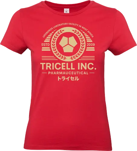 Tricell Africa Emblem - Horror, jill valentine, leon s kennedy, biohazard, umbrella corporation, raccoon city, albert wesker, chris redfield, tricell africa, stars, sheva alomar, Horror 2, Horror 3 nemesis, Horror 4, Horror 5 - Standard T-Shirt (Frauen)