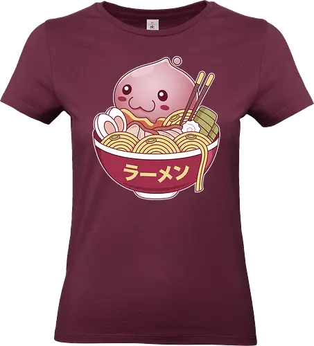 Poring Ramen - ragnarok online, slime, mmorpg, jrpg, poring, angeling, deviling, deviruchi, ragnarok mobile, game, gaming, video game, gamer, ragnarok eternal love, ragnarok origin - Standard T-Shirt (Frauen)
