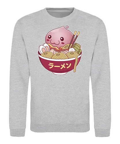 Poring Ramen - ragnarok online, slime, mmorpg, jrpg, poring, angeling, deviling, deviruchi, ragnarok mobile, game, gaming, video game, gamer, ragnarok eternal love, ragnarok origin - Sweatshirt