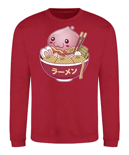 Poring Ramen - ragnarok online, slime, mmorpg, jrpg, poring, angeling, deviling, deviruchi, ragnarok mobile, game, gaming, video game, gamer, ragnarok eternal love, ragnarok origin - Sweatshirt