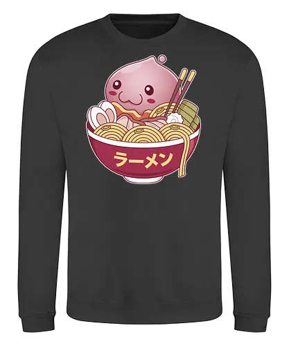 Poring Ramen - ragnarok online, slime, mmorpg, jrpg, poring, angeling, deviling, deviruchi, ragnarok mobile, game, gaming, video game, gamer, ragnarok eternal love, ragnarok origin - Sweatshirt