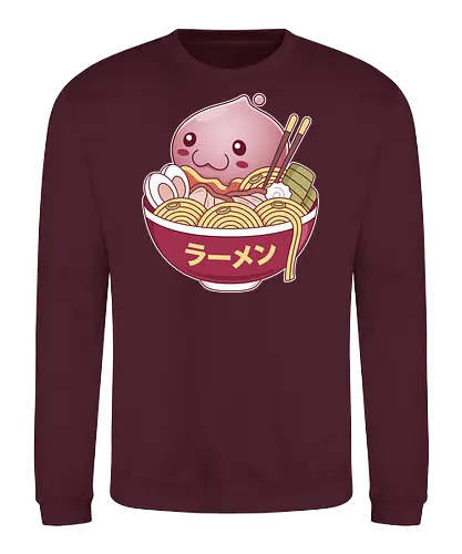 Poring Ramen - ragnarok online, slime, mmorpg, jrpg, poring, angeling, deviling, deviruchi, ragnarok mobile, game, gaming, video game, gamer, ragnarok eternal love, ragnarok origin - Sweatshirt