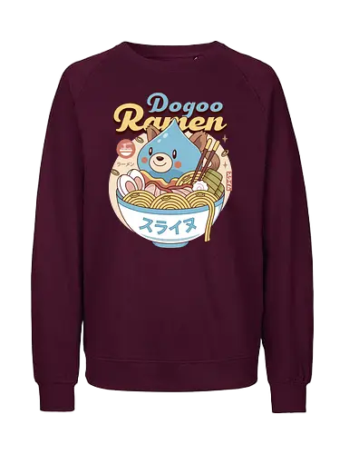 Slime Dogoo Ramen - hyperdimension neptunia, megadimension, superdimension, 4 goddesses online, nep nep, super neptunia rpg, neptune, video game, gaming, dogoo, slime, top nep, nepnep, purple hrt, nepgr - Fairtrade Sweatshirt