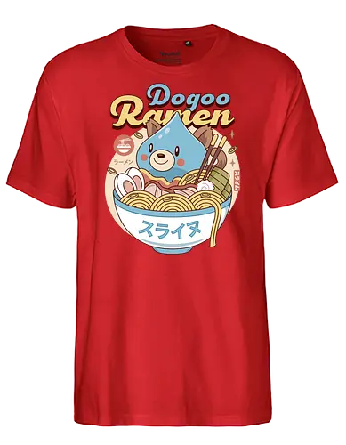 Slime Dogoo Ramen - hyperdimension neptunia, megadimension, superdimension, 4 goddesses online, nep nep, super neptunia rpg, neptune, video game, gaming, dogoo, slime, top nep, nepnep, purple hrt, nepgr - Fairtrade T-Shirt