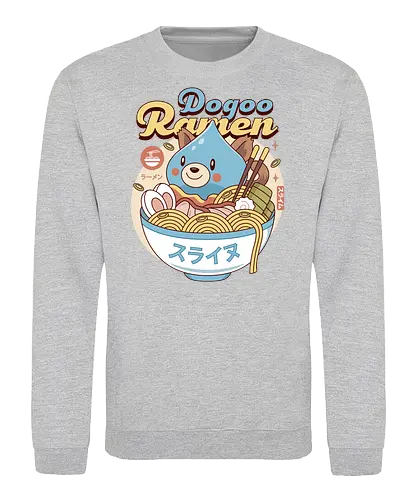 Slime Dogoo Ramen - hyperdimension neptunia, megadimension, superdimension, 4 goddesses online, nep nep, super neptunia rpg, neptune, video game, gaming, dogoo, slime, top nep, nepnep, purple hrt, nepgr - Sweatshirt