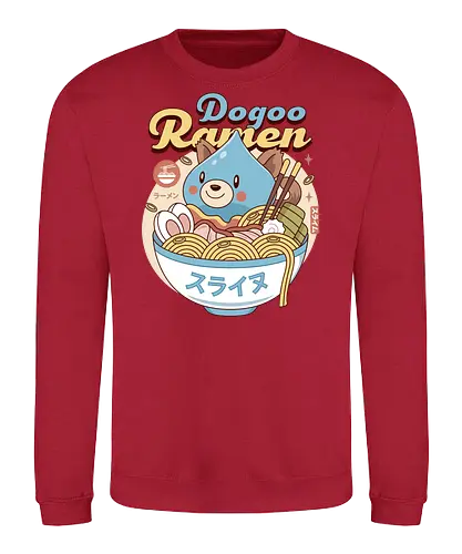 Slime Dogoo Ramen - hyperdimension neptunia, megadimension, superdimension, 4 goddesses online, nep nep, super neptunia rpg, neptune, video game, gaming, dogoo, slime, top nep, nepnep, purple hrt, nepgr - Sweatshirt