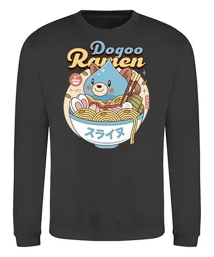 Slime Dogoo Ramen - hyperdimension neptunia, megadimension, superdimension, 4 goddesses online, nep nep, super neptunia rpg, neptune, video game, gaming, dogoo, slime, top nep, nepnep, purple hrt, nepgr - Sweatshirt