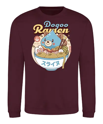 Slime Dogoo Ramen - hyperdimension neptunia, megadimension, superdimension, 4 goddesses online, nep nep, super neptunia rpg, neptune, video game, gaming, dogoo, slime, top nep, nepnep, purple hrt, nepgr - Sweatshirt
