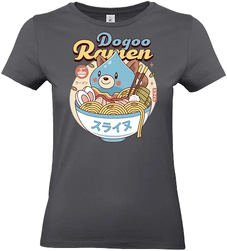Slime Dogoo Ramen - hyperdimension neptunia, megadimension, superdimension, 4 goddesses online, nep nep, super neptunia rpg, neptune, video game, gaming, dogoo, slime, top nep, nepnep, purple hrt, nepgr - Standard T-Shirt (Frauen)