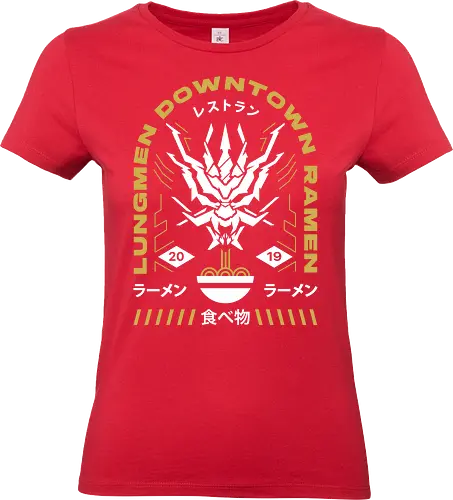 Lungmen Ramen Aesthetic - arknights, ark nights, lungmen, rhine lab, originium, rhodes island, ursus empire, penguin logistics, originite prime, amiya, gacha, game, gaming, gamer, video games - Standard T-Shirt (Frauen)