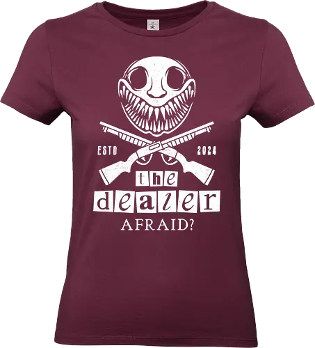 Shotgun Against The Dealer - buckshot roulette, the dealer, indie game, gaming, gamer, video games, horror, terror, survival, shotgun, geek, nerd, creature, life, death,  - Standard T-Shirt (Frauen)