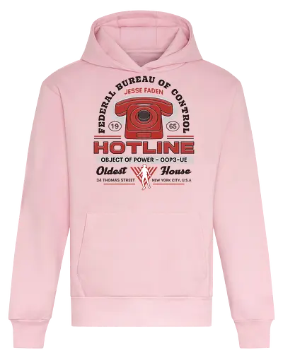 Jesse Faden Hotline Vintage - alan, wake, control, jesse faden, federal bureau of control, fbc, the hiss, bright falls, altered items, objects of power, ordinary, alan wake 2, alan wake ii, gaming, video game, oldest house - Heavyweight Hoodie