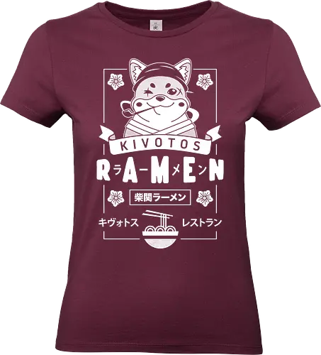 Kivotos Ramen Crest - blue archive, abydos high school, anime, gacha, japanese food, shiba seki ramen, kawaii, game, gaming, gamer, chibi, video game, cute, otaku, shiba inu - Standard T-Shirt (Frauen)