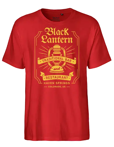 The Black Lantern Emblem - life, strange, Chloe, Max, rachel, arcadia, bay, butterfly, before the storm, video game, gaming, gamer, rocky mountain record traders, the black lantern - Fairtrade T-Shirt