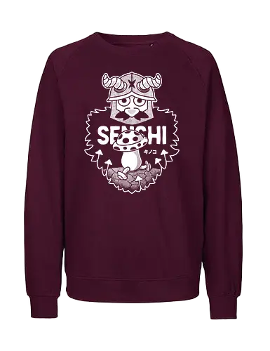 Walking Mushroom And Dwarf - Delicious, walking mushroom, Meshi, anime, manga, cooking, TV, dwarf, marcille donato, falin touden, laios touden, senshi of izganda, chilchuck tims, fantasy, medieval - Fairtrade Sweatshirt