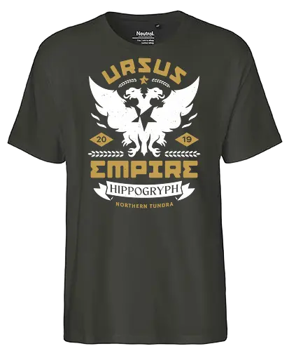 Ursus Empire Emblem - ark, nights, rhodes island, ursus empire, penguin logistics, originite prime, amiya, lungmen, rhine lab, originium, gacha, game, gaming, gamer, video games,  - Fairtrade T-Shirt