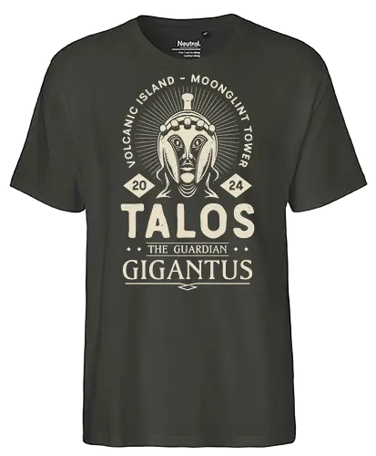 The Guardian Gigantus - dragons, dogma, dragon, dragon, rpg, jrpg, fantasy, bitterblack isle, gran soren, riftstone, pawns, dark arisen, gransys, video games, gaming, gamer, talos - Fairtrade T-Shirt