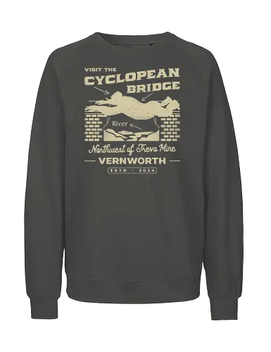 Cyclopean Bridge Emblem - dragon, dogma, dark arisen, gransys, rpg, jrpg, fantasy, bitterblack isle, gran soren, riftstone, pawns, video games, gaming, gamer,  - Fairtrade Sweatshirt
