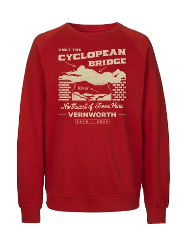 Cyclopean Bridge Emblem - dragon, dogma, dark arisen, gransys, rpg, jrpg, fantasy, bitterblack isle, gran soren, riftstone, pawns, video games, gaming, gamer,  - Fairtrade Sweatshirt