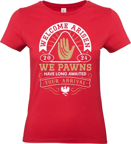 Welcome Arisen Emblem - dragons, dogma, dragon, dogma, dragon, dogma 2, dragon, dogma ii, gransys, rpg, jrpg, fantasy, bitterblack isle, gran soren, riftstone, pawns, video games, gaming, gamer - Standard T-Shirt (Frauen)