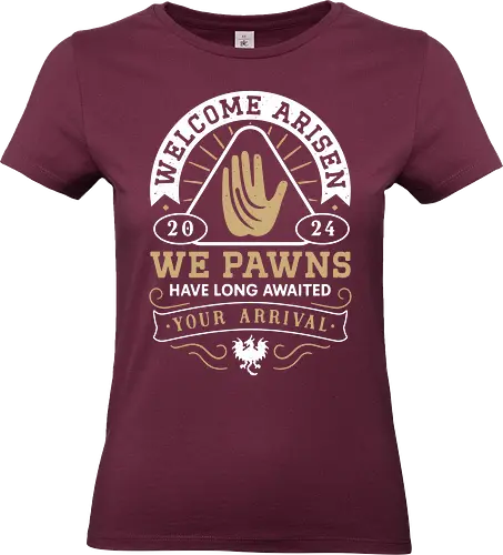 Welcome Arisen Emblem - dragons, dogma, dragon, dogma, dragon, dogma 2, dragon, dogma ii, gransys, rpg, jrpg, fantasy, bitterblack isle, gran soren, riftstone, pawns, video games, gaming, gamer - Standard T-Shirt (Frauen)