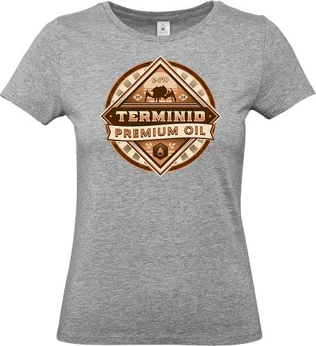 Terminid Desert Oil Emblem - hell, diver, hell, diver, hell, diver 2, hell, diver ii, gamer, video game, gaming, spread democracy, spreading democracy, enlist today, super earth, shooter, bile titan, space, liber tea, terminids - Standard T-Shirt (Frauen)