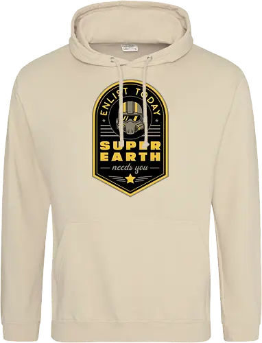 Super Earth Needs You - hell, diver, hell, diver, hell, diver 2, hell, diver ii, spread democracy, spreading democracy, terminids, bile titan, gamer, video game, gaming, shooter, space, liber tea, enlist today, super earth - Standard Hoodie