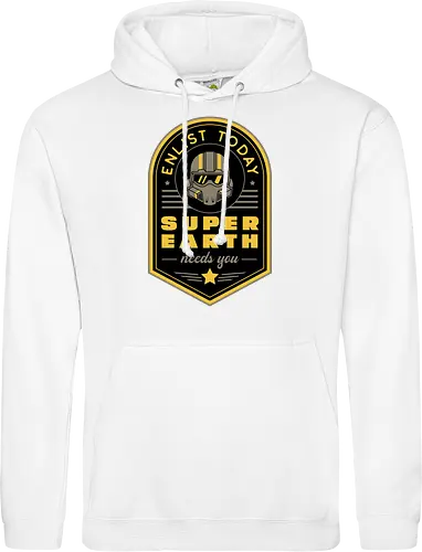 Super Earth Needs You - hell, diver, hell, diver, hell, diver 2, hell, diver ii, spread democracy, spreading democracy, terminids, bile titan, gamer, video game, gaming, shooter, space, liber tea, enlist today, super earth - Standard Hoodie