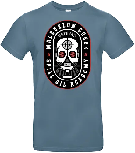  Malevelon Creek Academy - hell, diver, spill oil, gamer, video game, gaming, bile titan, liber tea, enlist today, super earth, spread democracy, spreading democracy, libertea, terminids - Standard T-Shirt