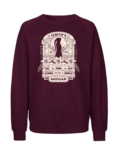 Gaming And Flowers - Cloud, Final 7, Final vii rebirth, barret wallace, Kupo, Kweh, avalanche, midgar, Final xiv, ff14, video game, Gaming, aeris, Villain - Fairtrade Sweatshirt