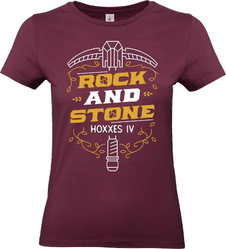 Hoxxes IV Emblem - deep rock galactic, dwarf, dwarves, minig, video game, gaming, gamer, space, and stone, galaxy, pickaxe, hoxxes, deep rock galactic survivor, fantasy, miner - Standard T-Shirt (Frauen)