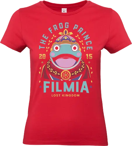 Smiling Frog Prince Emblem - the legend of legacy, hd remastered, fantasy, liber, bianca, garnet, filmia, the frog prince, video games, gaming, gamer, rpg, jrpg, action, kawaii - Standard T-Shirt (Frauen)