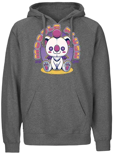 Kupo Plush Emblem - Cloud, Final, Villain, cactilio, Cactus, Kweh, Kupo - Fairtrade Hoodie