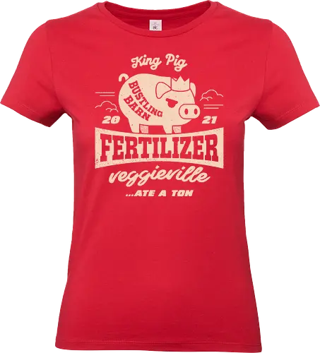 Bustling Barn Fertilizer - turnip boy, veggie, tax, game, gaming, video game, gamer, indie, roguelike, roguelite, pig, king, don turpichino, mayor onion, veggieville,  - Standard T-Shirt (Frauen)