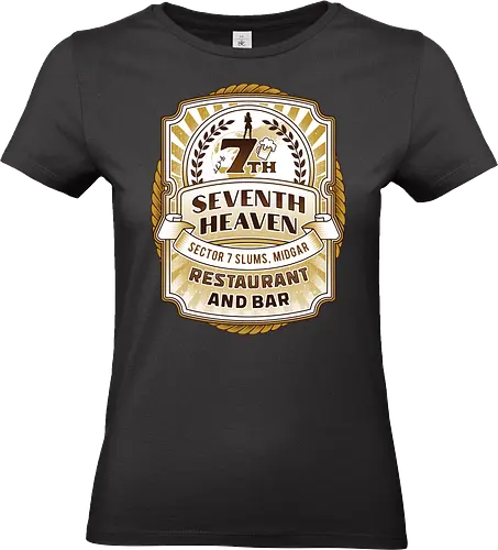 Gaming Lockhart Bar Emblem - Cloud, Final 7, Final vii rebirth, Kupo, Kweh, 7th heaven, seventh heaven, Gaming lockhart, Villain, barret wallace, avalanche, midgar, Final xiv, ff14, video game - Standard T-Shirt (Frauen)
